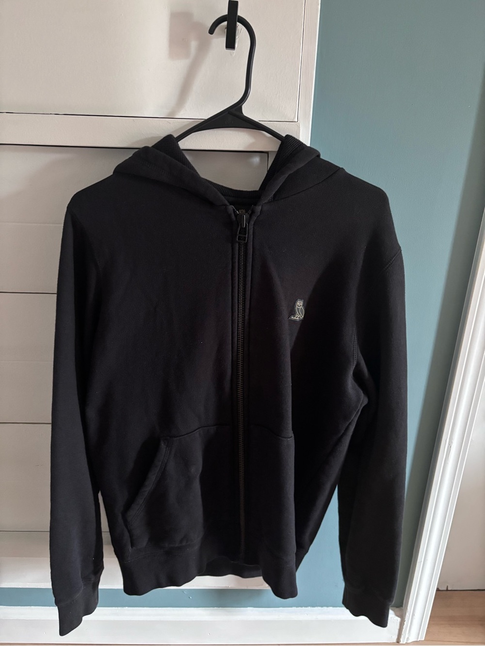 OVO Black Men's Zip-Up Hoodie
